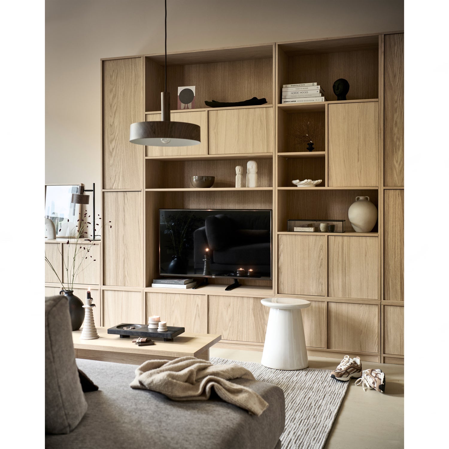 Mobile base modulair 77cm rovere naturale opaco