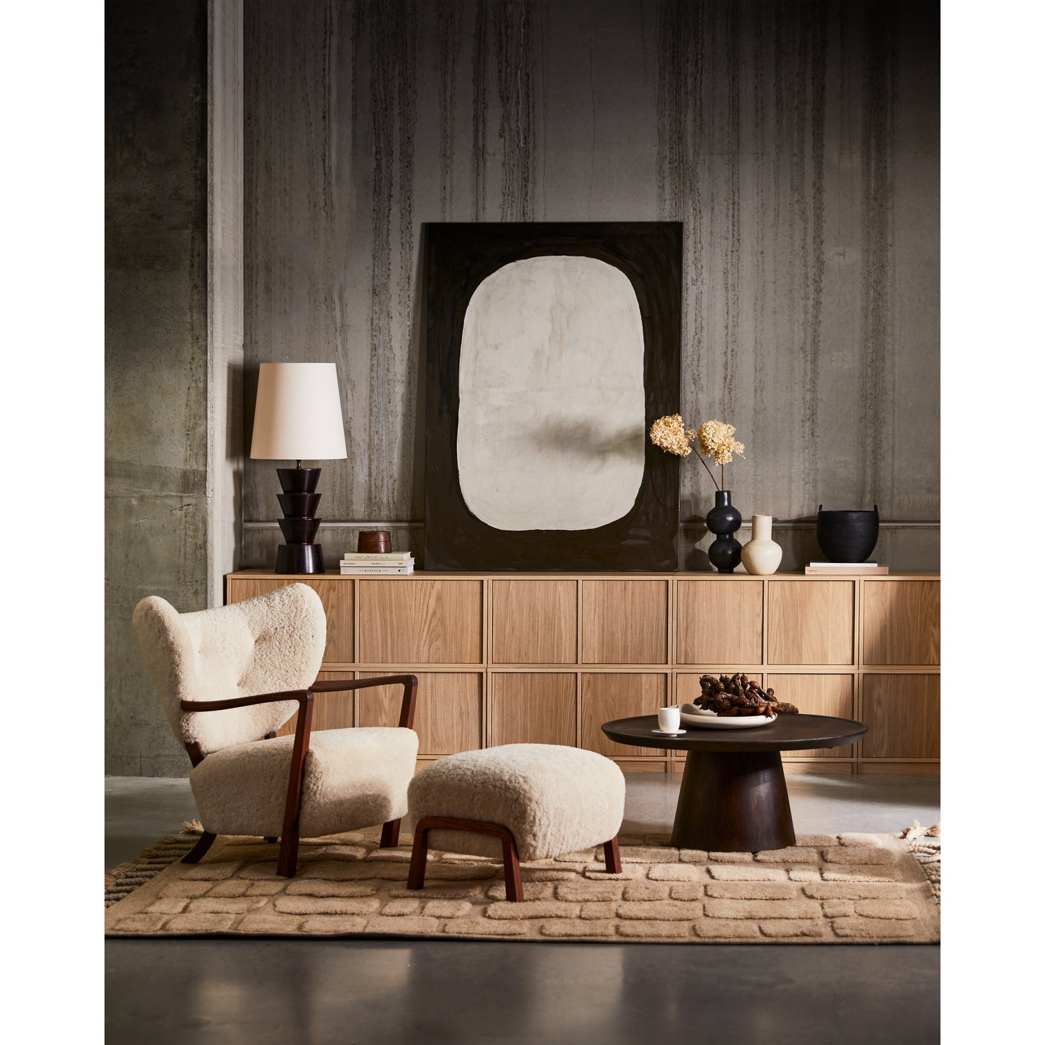 Mobile base modulair 110cm rovere naturale opaco
