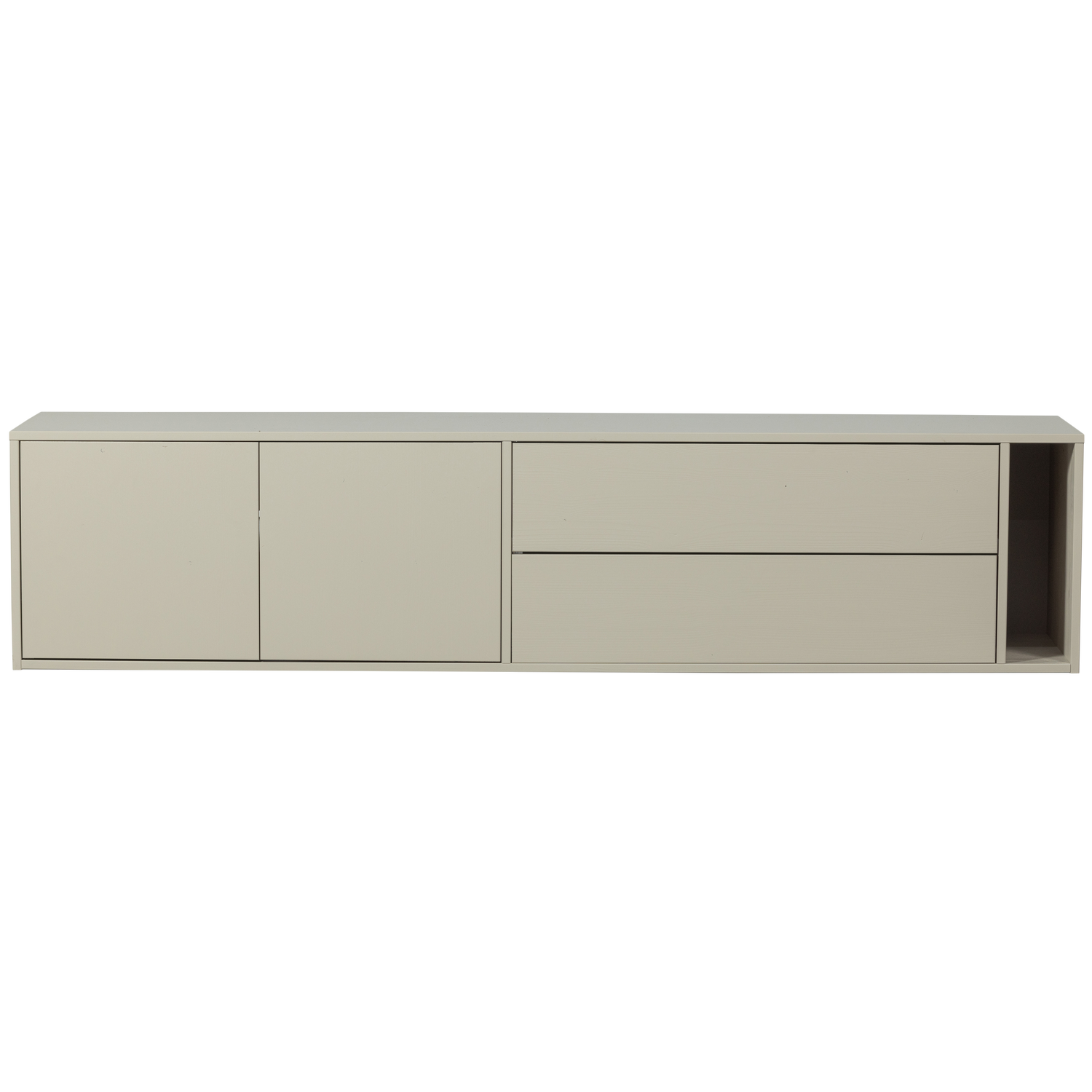 Mobile tv settle down 200cm polvere di pino