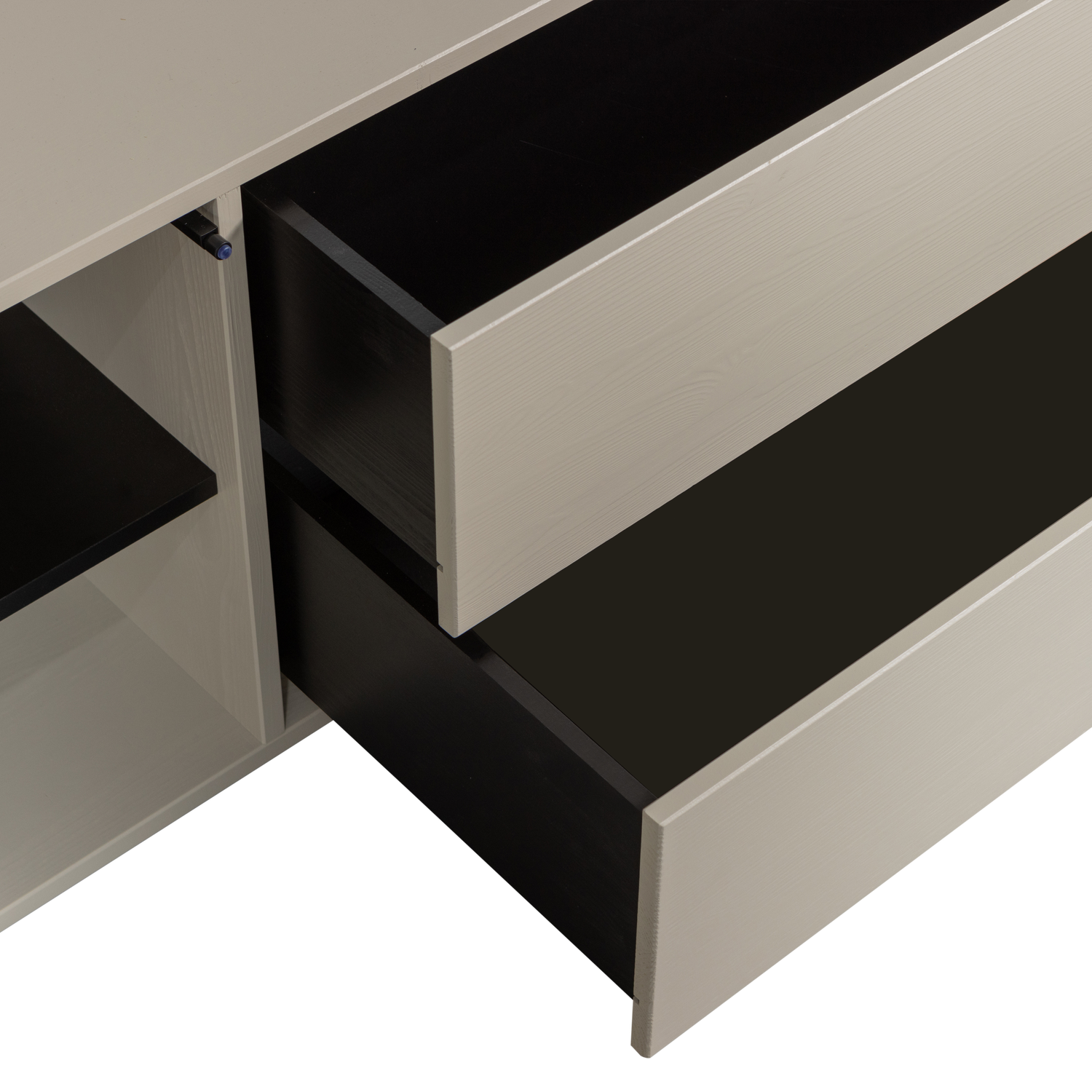 Mobile tv settle down 200cm polvere di pino