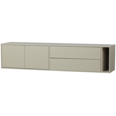 Mobile tv settle down 200cm polvere di pino