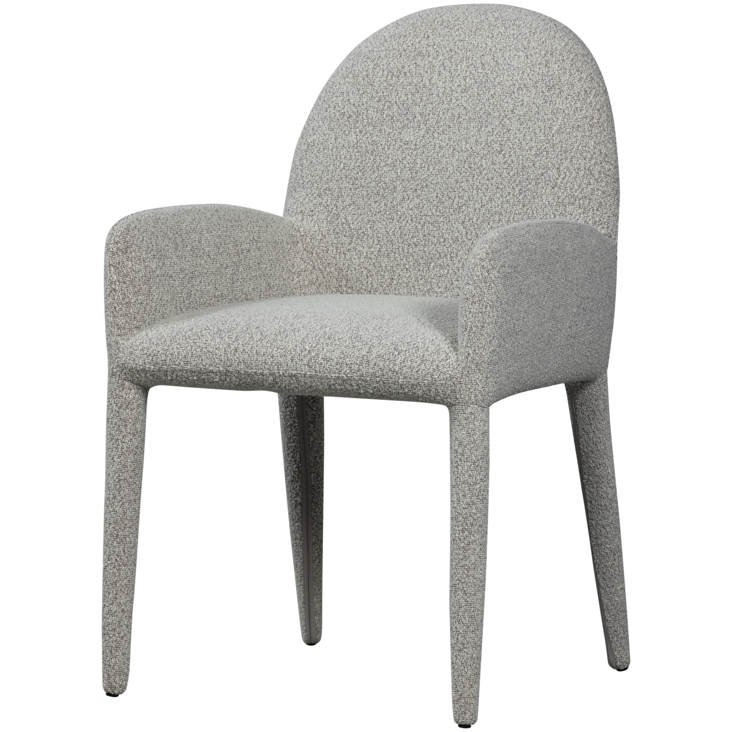 Sedia da pranzo elegance con braccioli greggio