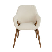 Sedia in tessuto beige
