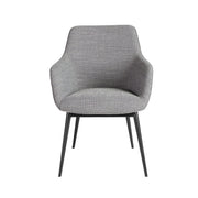Sedia in tessuto grigio