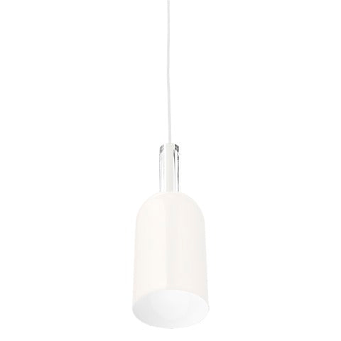Lampada cilindrica LUCEO - Bianco/Trasparente - AYTM - Ø12xA35 CM