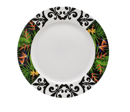 Service De Table 18 Pièces Deep Forest - Grès, 6 Assiettes Plates, Creuses Et à Dessert
