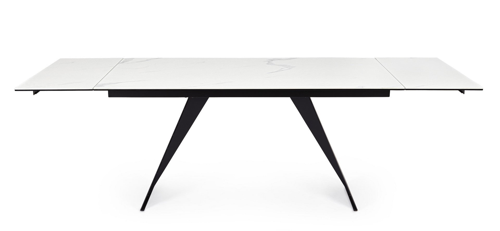 Tavolo allungabile in ceramica su vetro temperato 160-240x90 cm