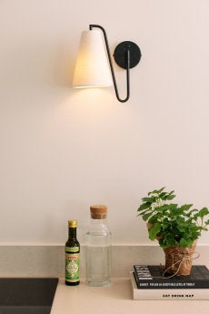 Lampada da parete Lou Bouclé