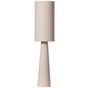 Lampada da terra loft metallo/bouclé naturale 130xø30cm