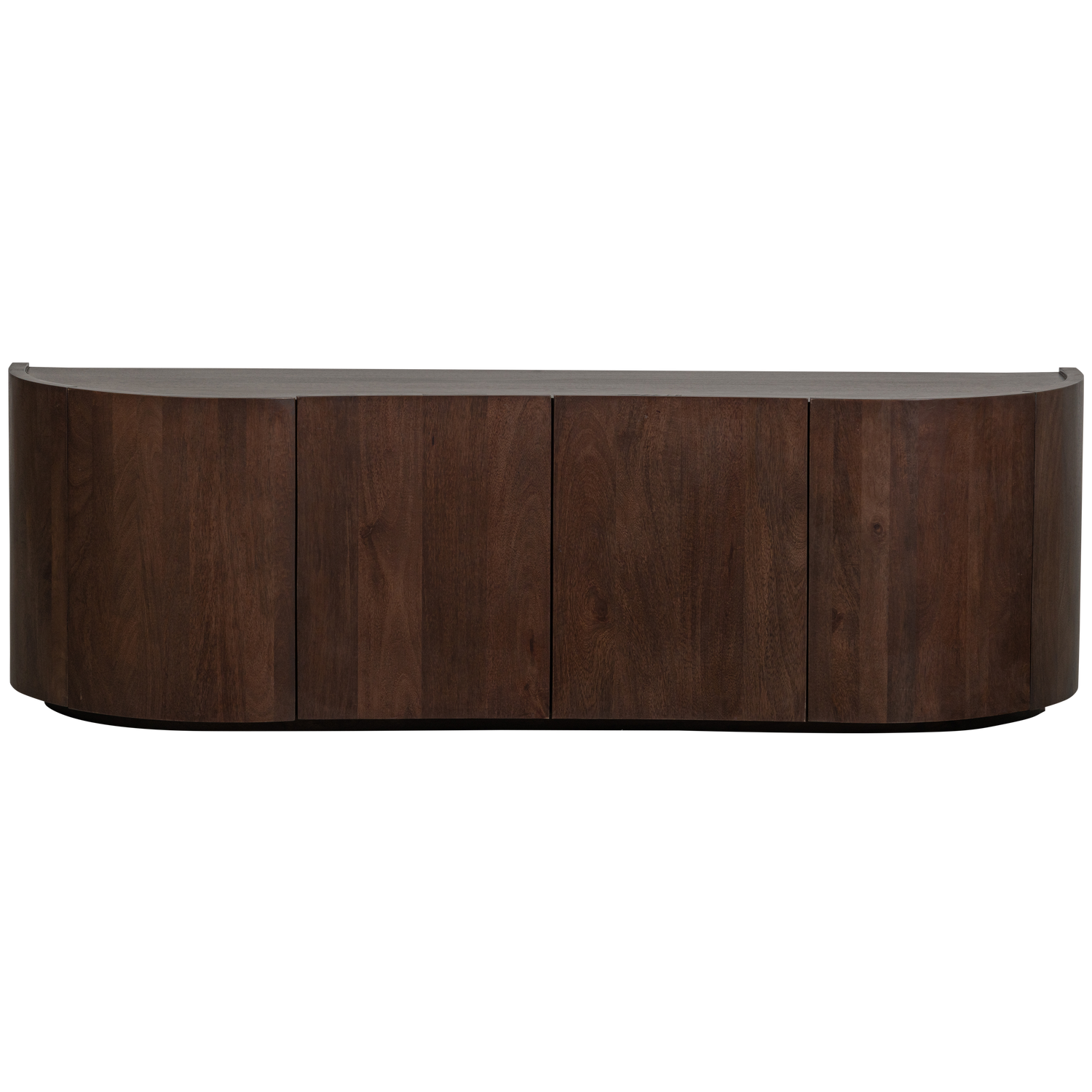 Sense credenza 4 ante in legno di mango noce