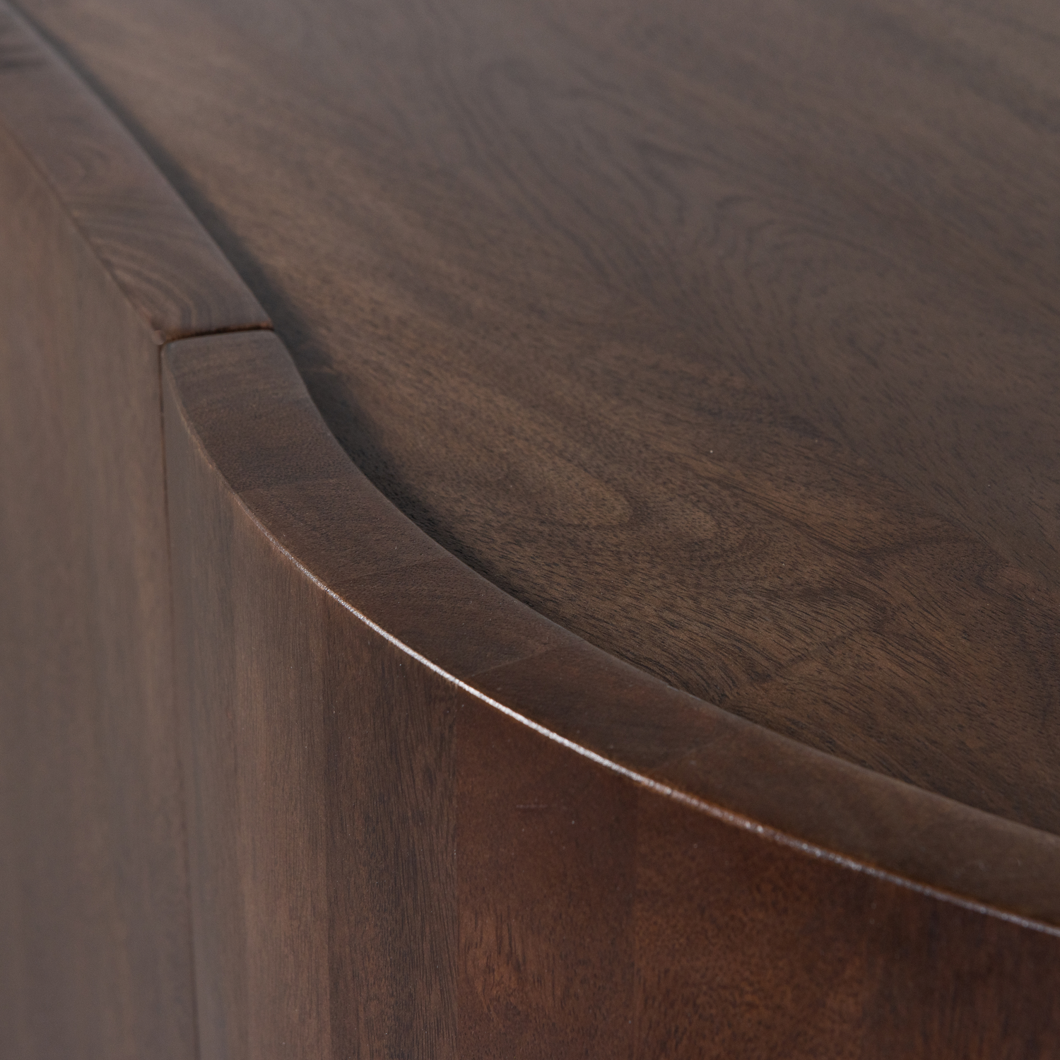 Sense credenza 4 ante in legno di mango noce