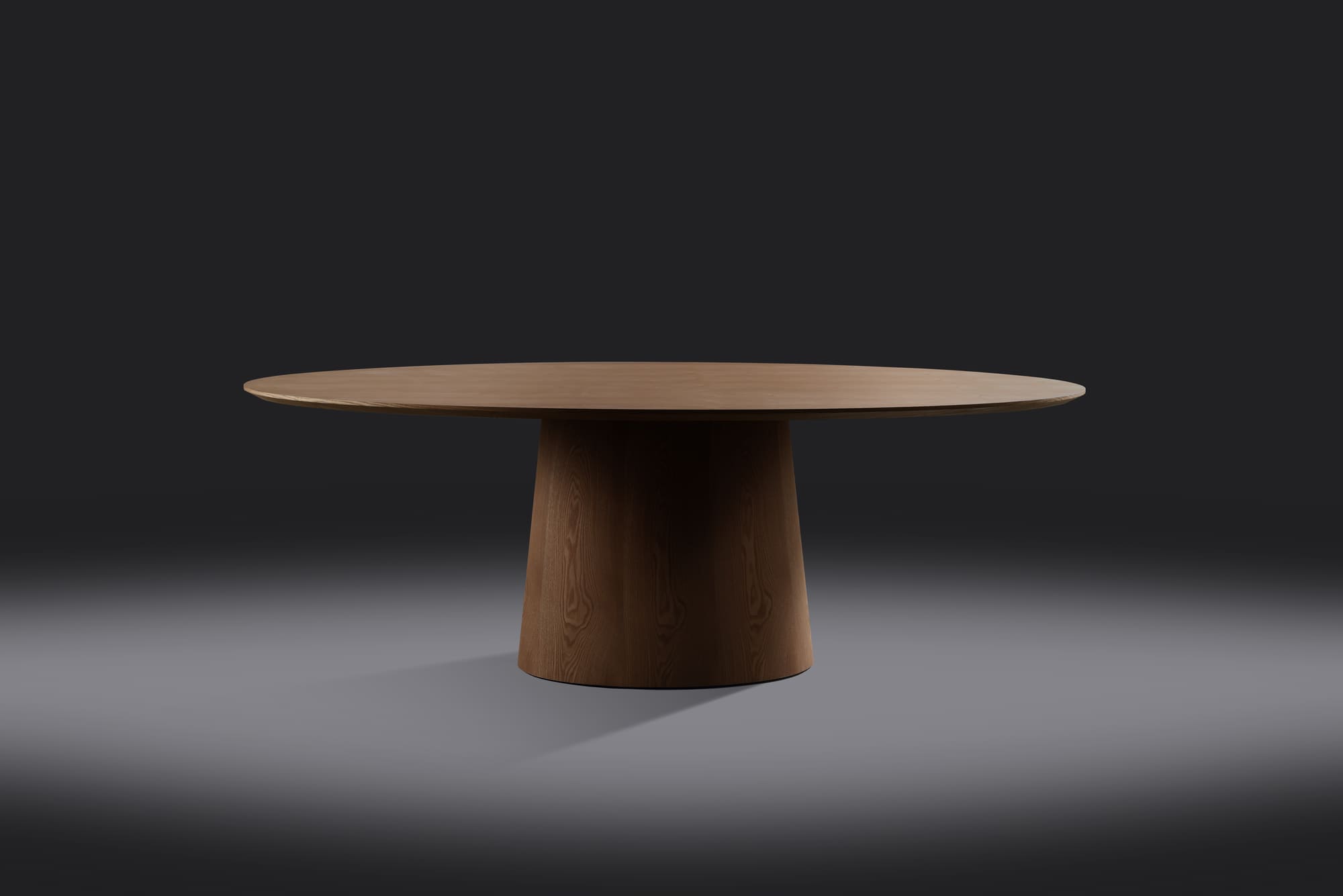 Tavolo alcamo frassino naturale opaco ovale