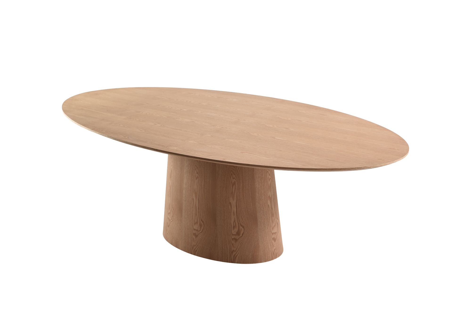 Tavolo alcamo frassino naturale opaco ovale