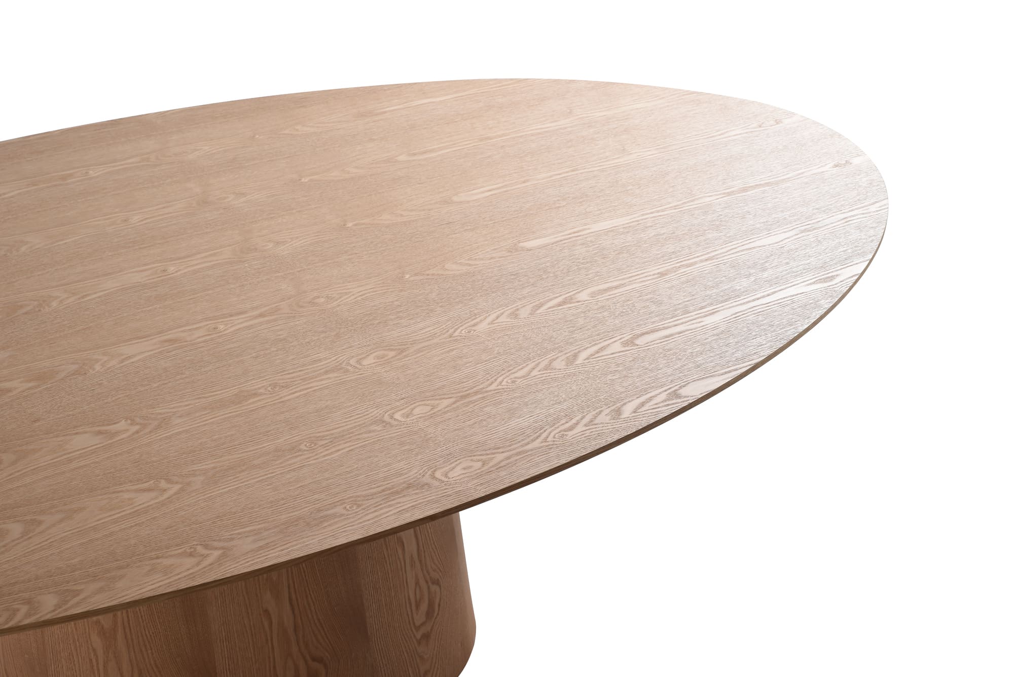 Tavolo alcamo frassino naturale opaco ovale