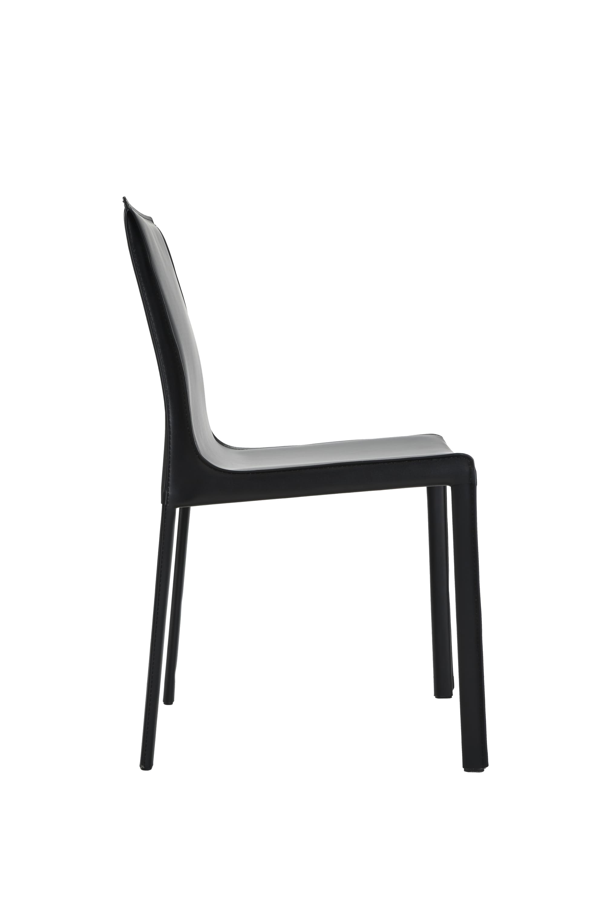 set di 2 sedie da pranzo lusaka nera