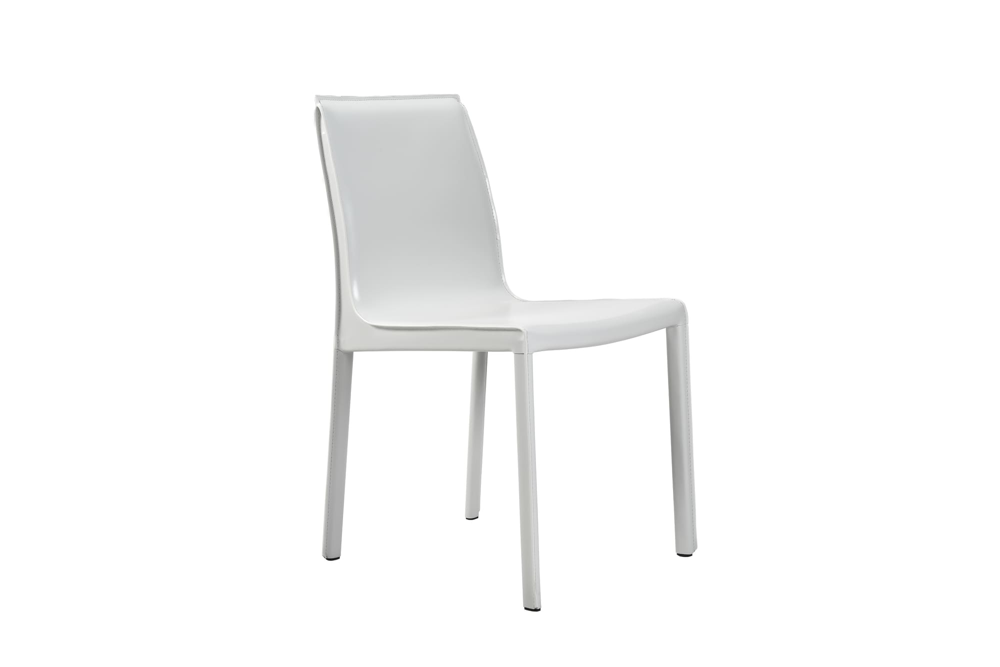 set di 2 sedie da pranzo lusaka bianca