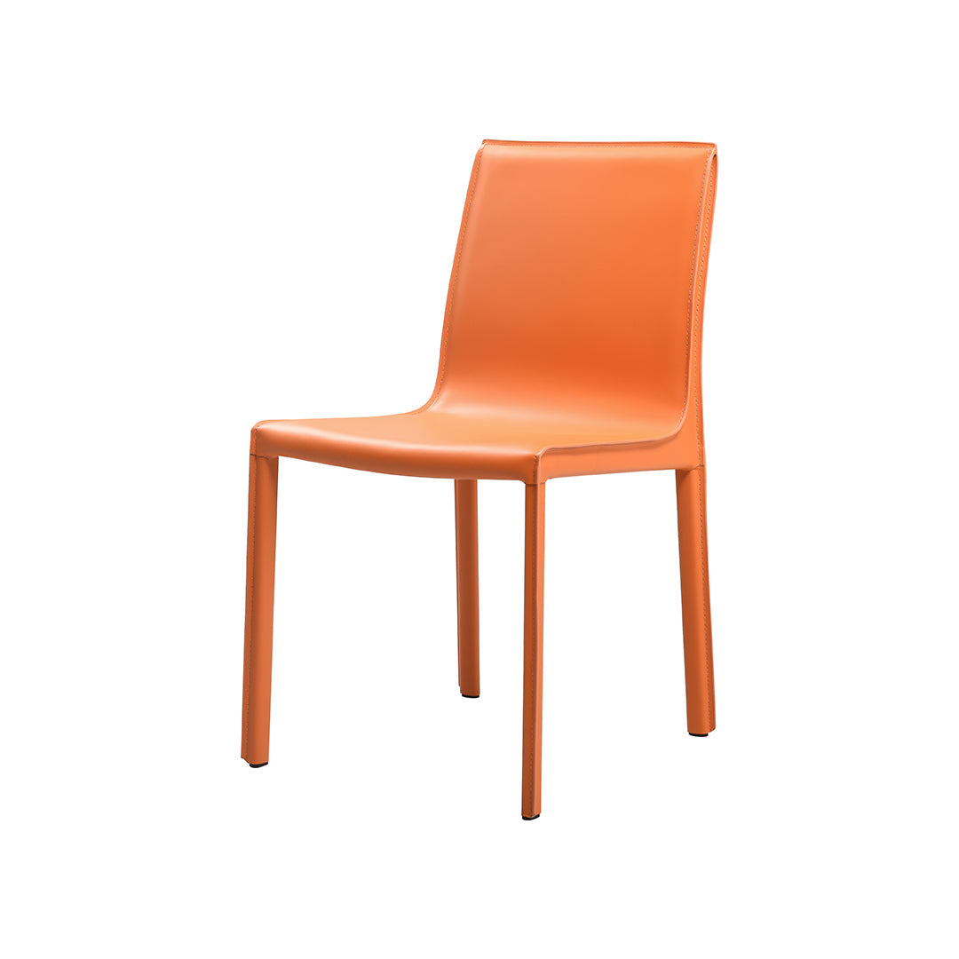 set di 2 sedie da pranzo lusaka arancione