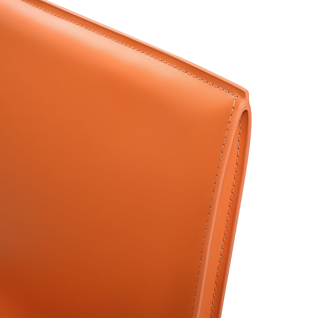 set di 2 sedie da pranzo lusaka arancione