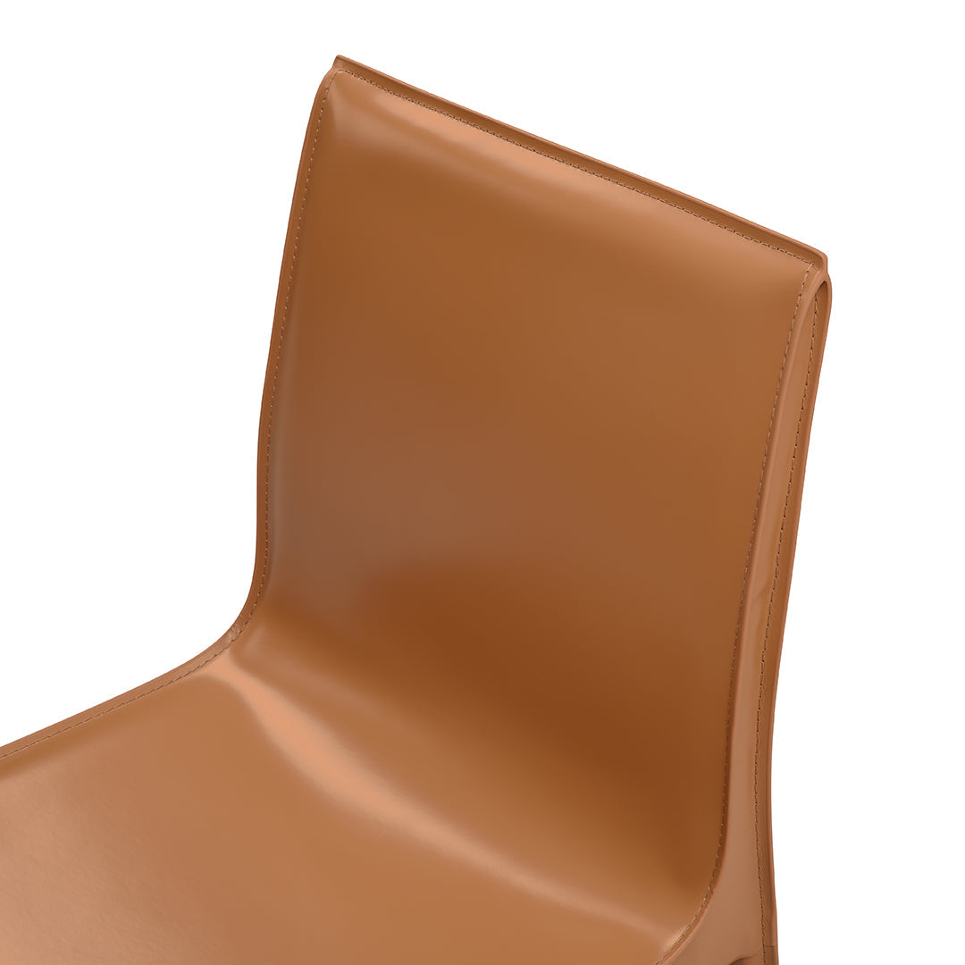 set di 2 sedie da pranzo lusaka marrone chiaro