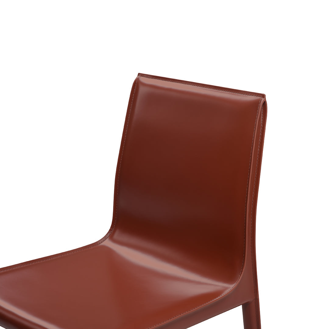 set di 2 sedie da pranzo lusaka burgundy