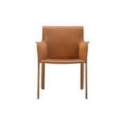 Sedia da pranzo con braccioli lusaka marrone chiaro