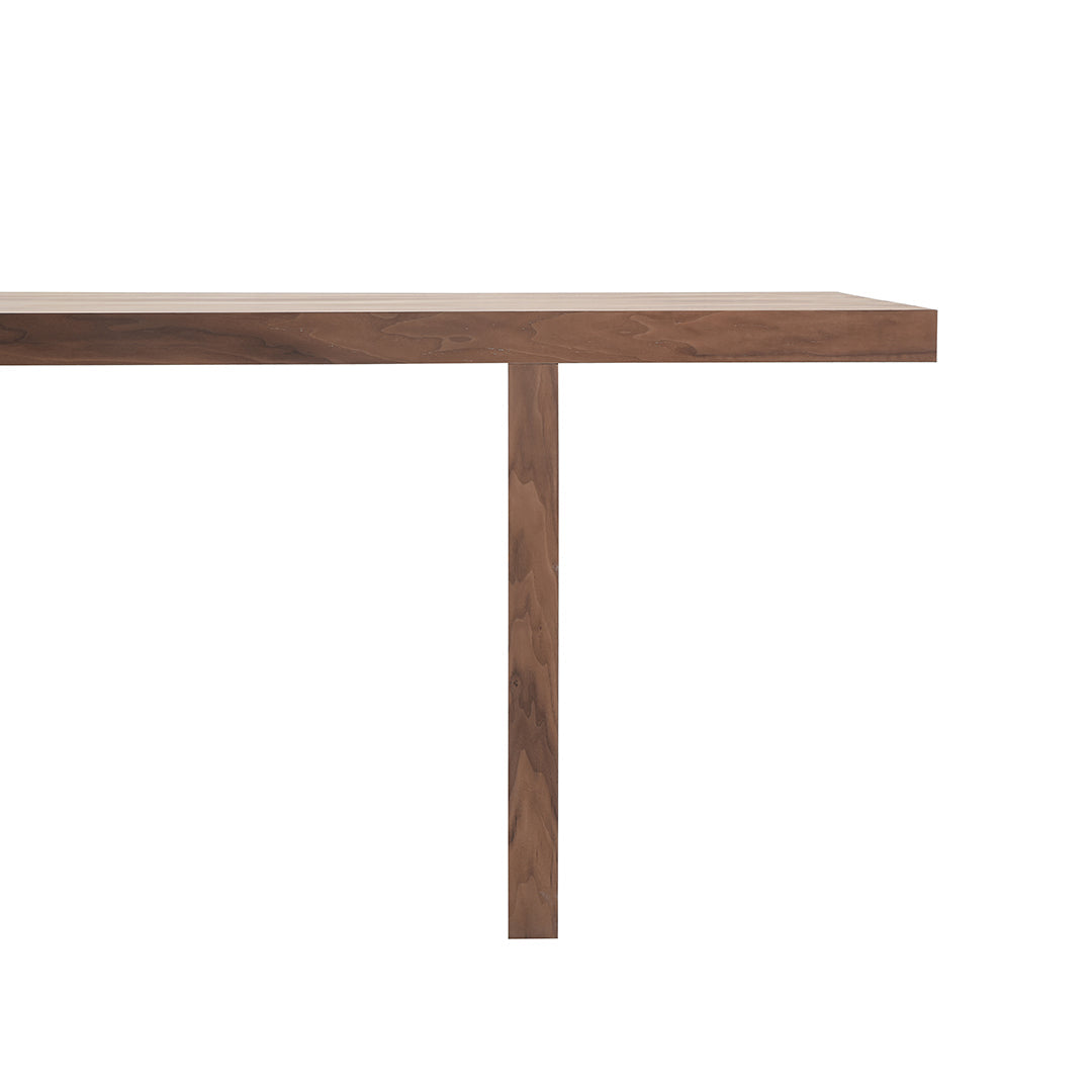 Tavolo quadronno noce scuro opaco