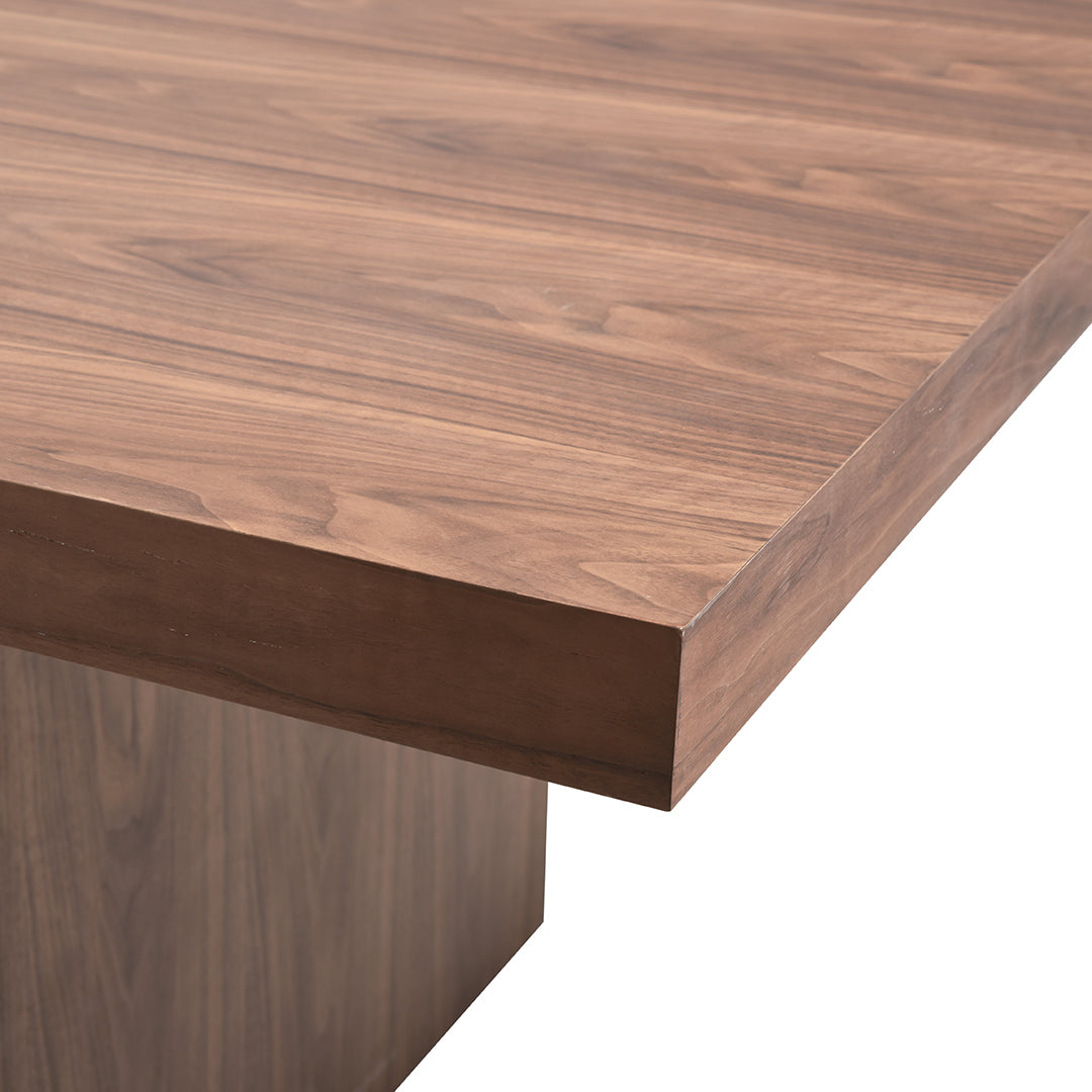 Tavolo quadronno noce scuro opaco