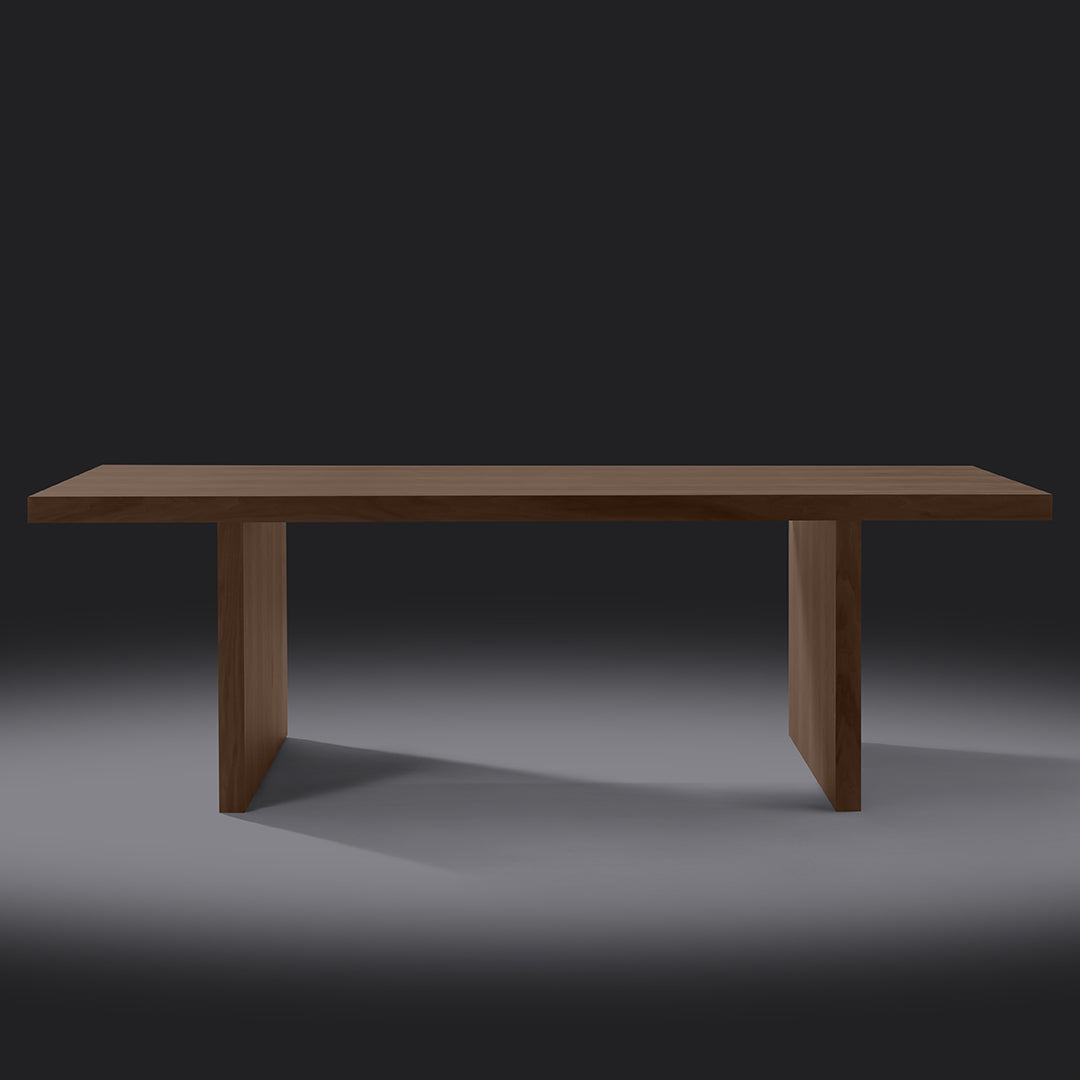 Tavolo quadronno noce scuro opaco