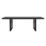 Tavolo quadronno frassino nero opaco