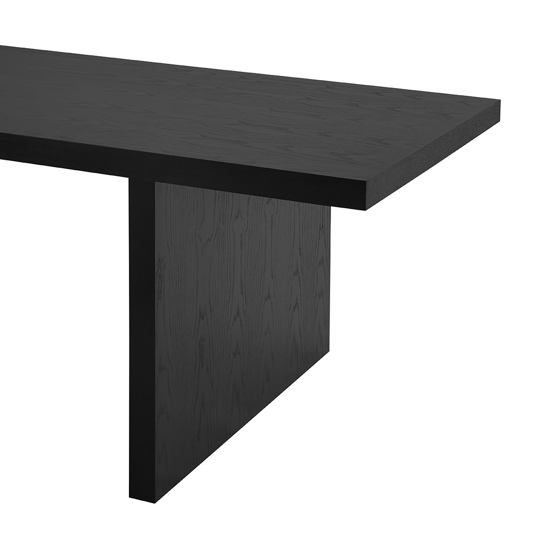 Tavolo quadronno frassino nero opaco