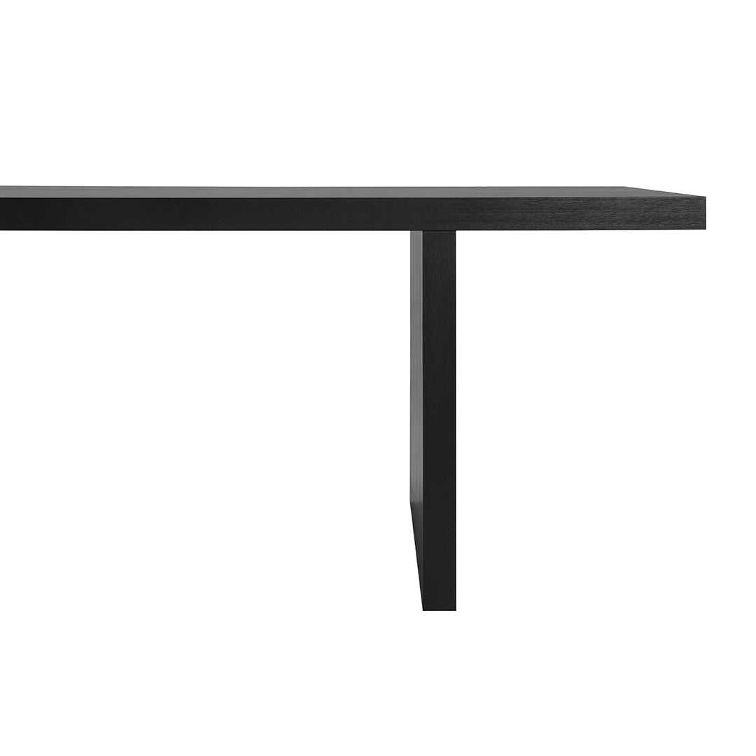 Tavolo quadronno frassino nero opaco