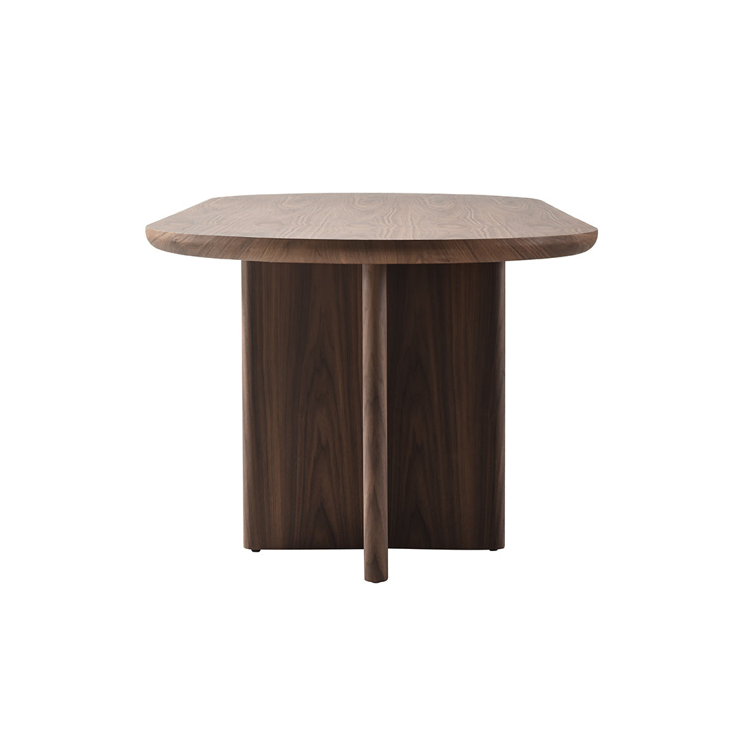 Tavolo magenta noce scuro opaco 240x100