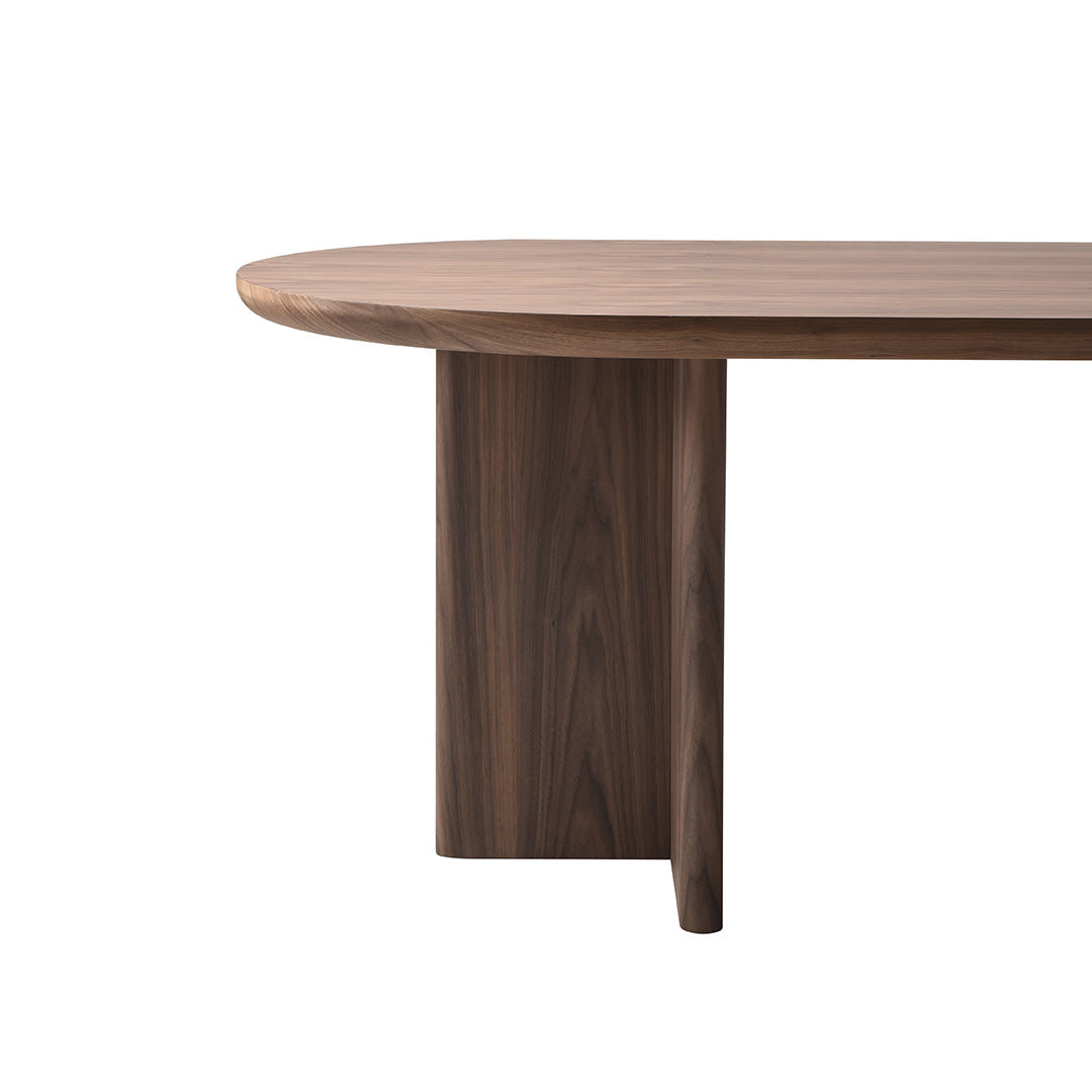 Tavolo magenta noce scuro opaco 240x100