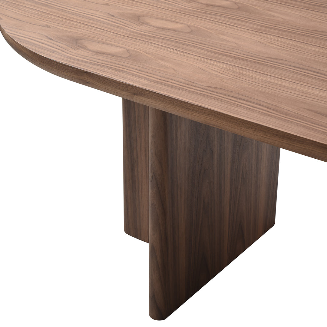 Tavolo magenta noce scuro opaco 240x100