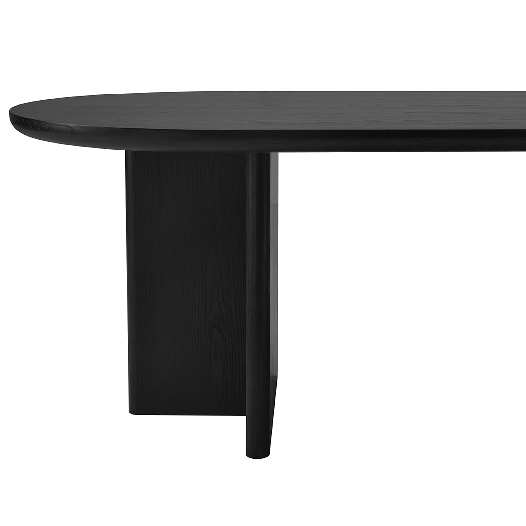 Tavolo magenta frassino nero opaco