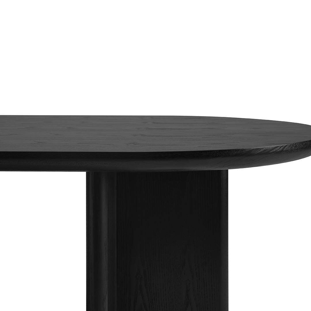 Tavolo magenta frassino nero opaco