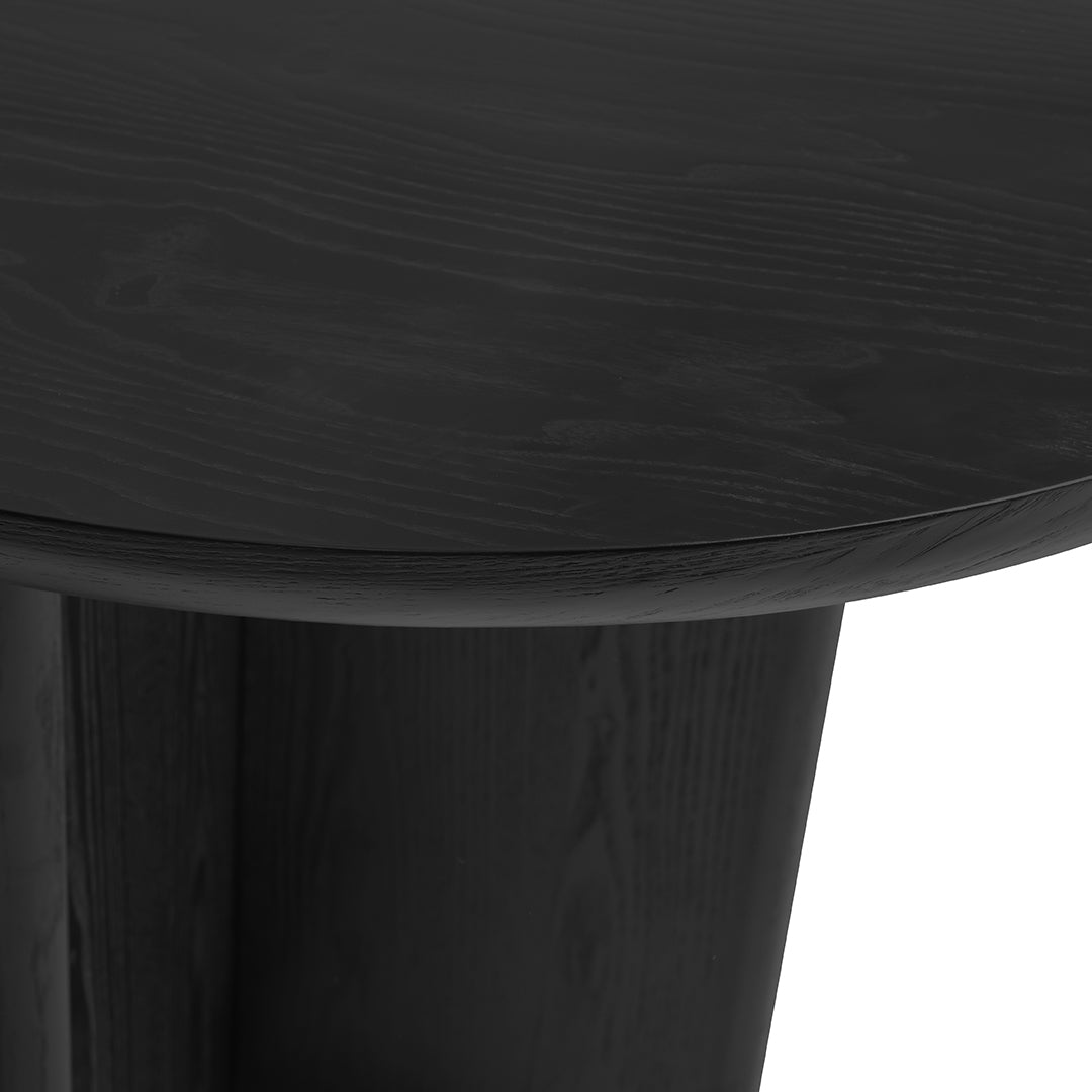 Tavolo magenta frassino nero opaco