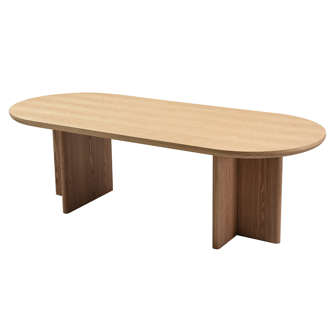 Tavolo magenta frassino naturale opaco 240x100