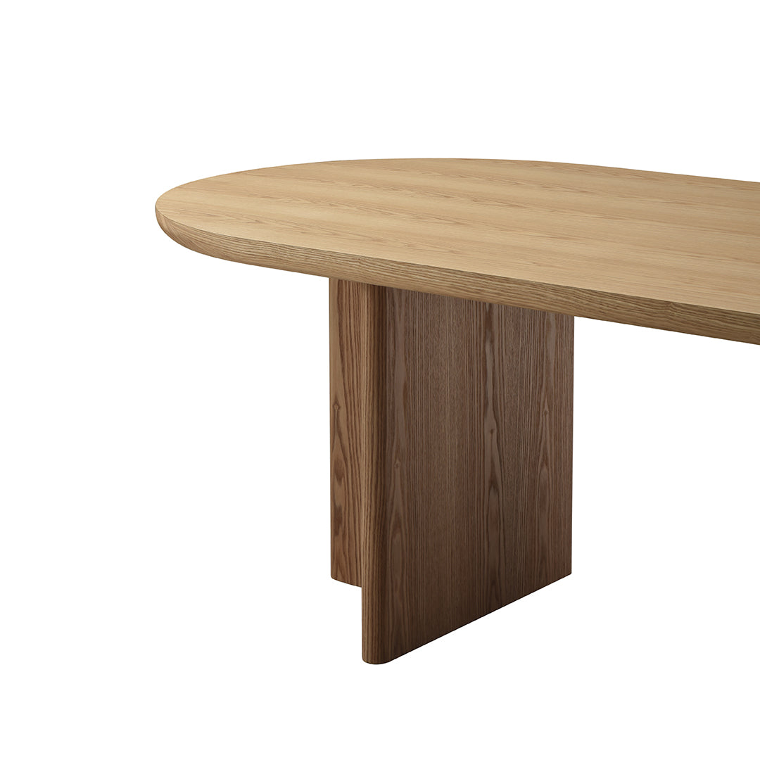 Tavolo magenta frassino naturale opaco 240x100