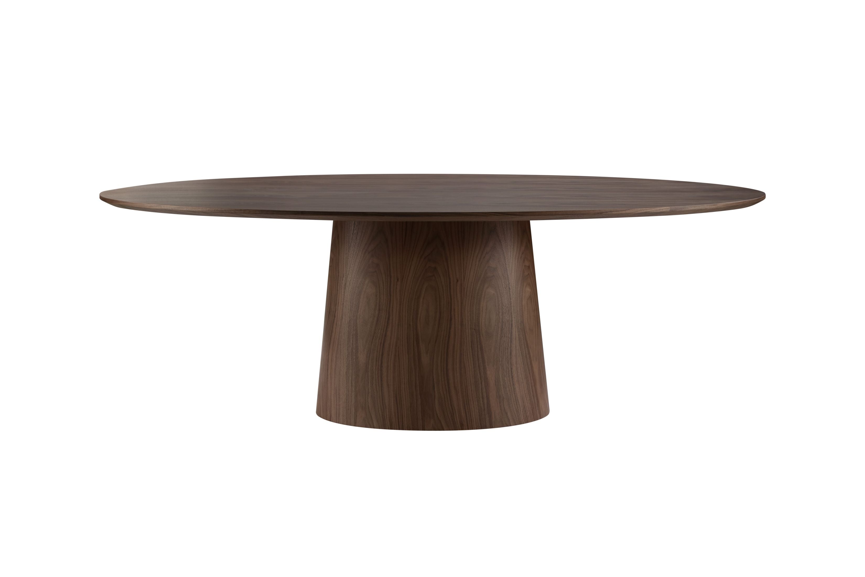 Tavolo alcamo noce scuro ovale