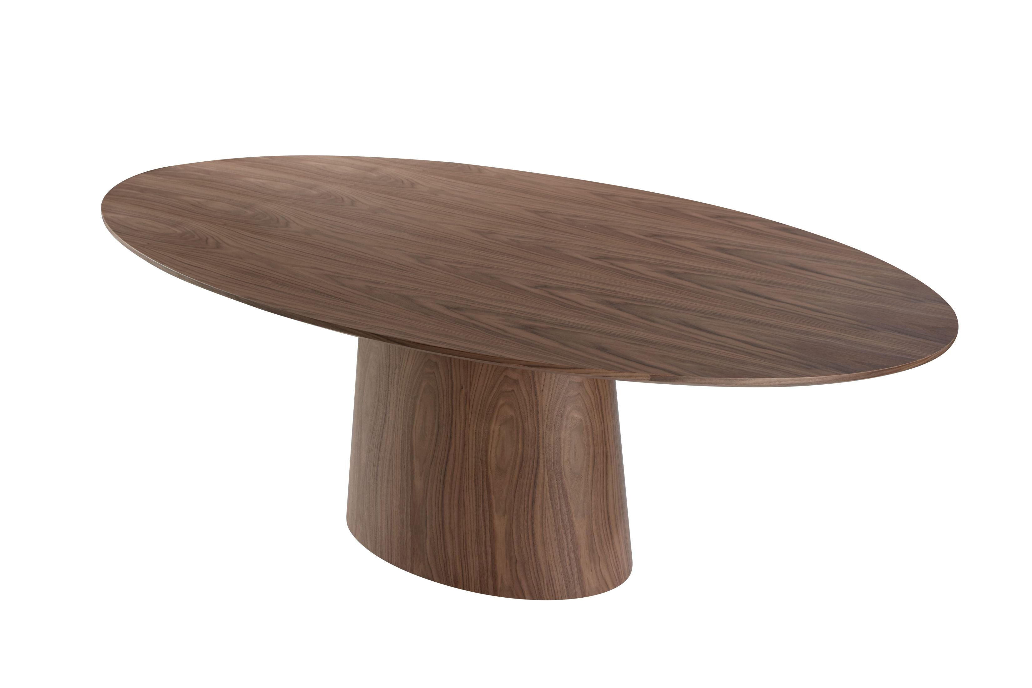Tavolo alcamo noce scuro ovale