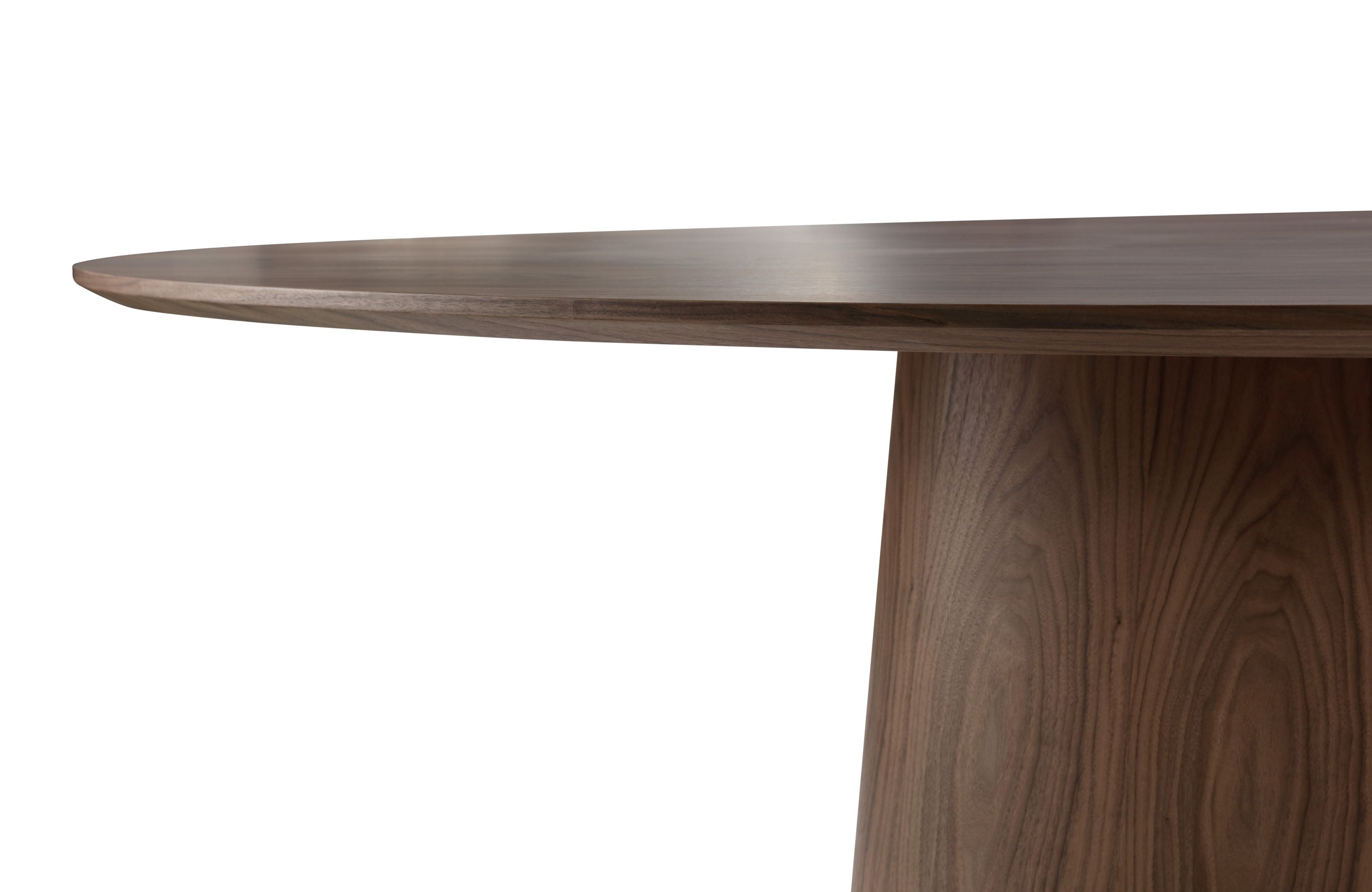 Tavolo alcamo noce scuro ovale