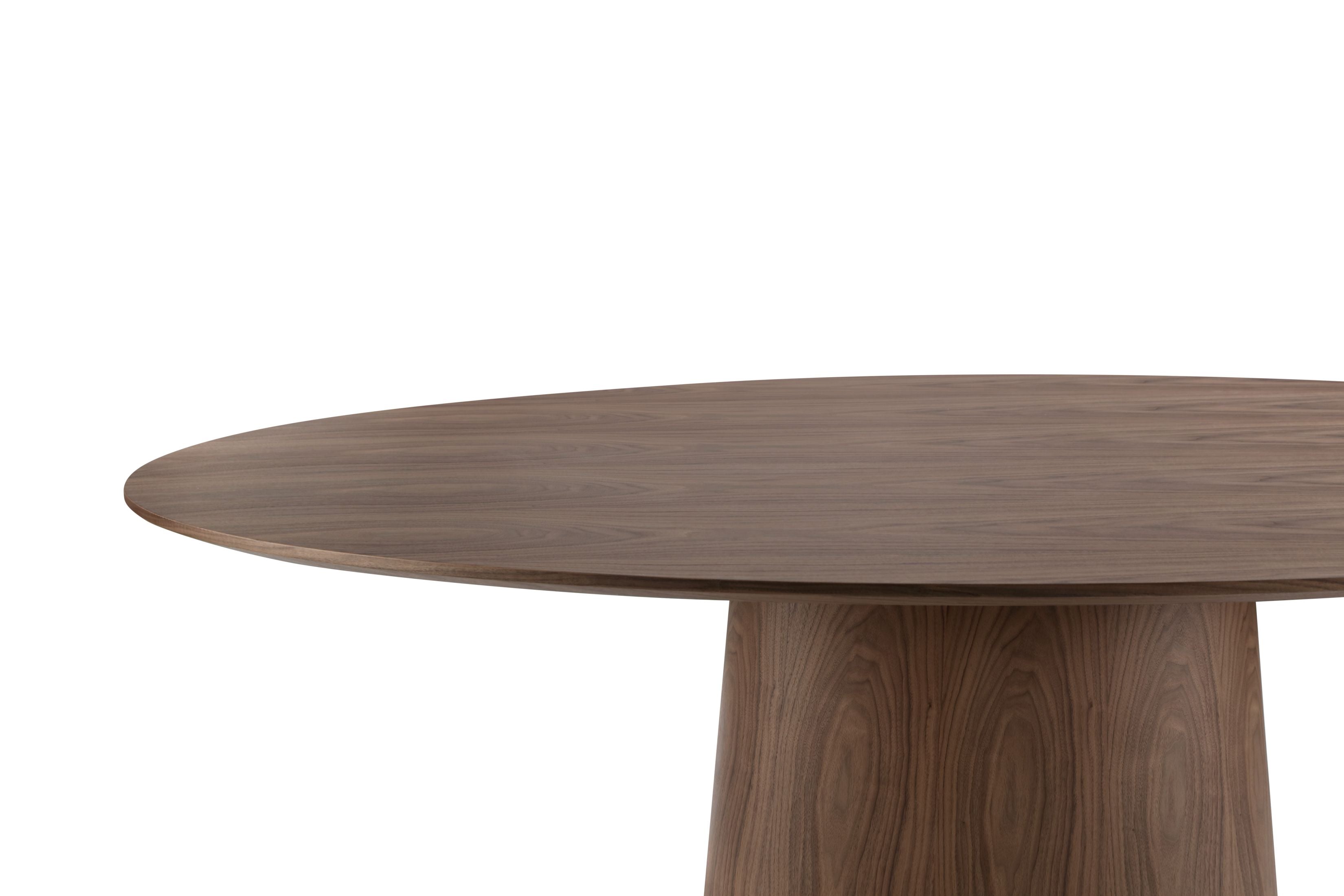 Tavolo alcamo noce scuro ovale