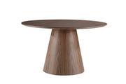 Tavolo alcamo noce scuro rotondo