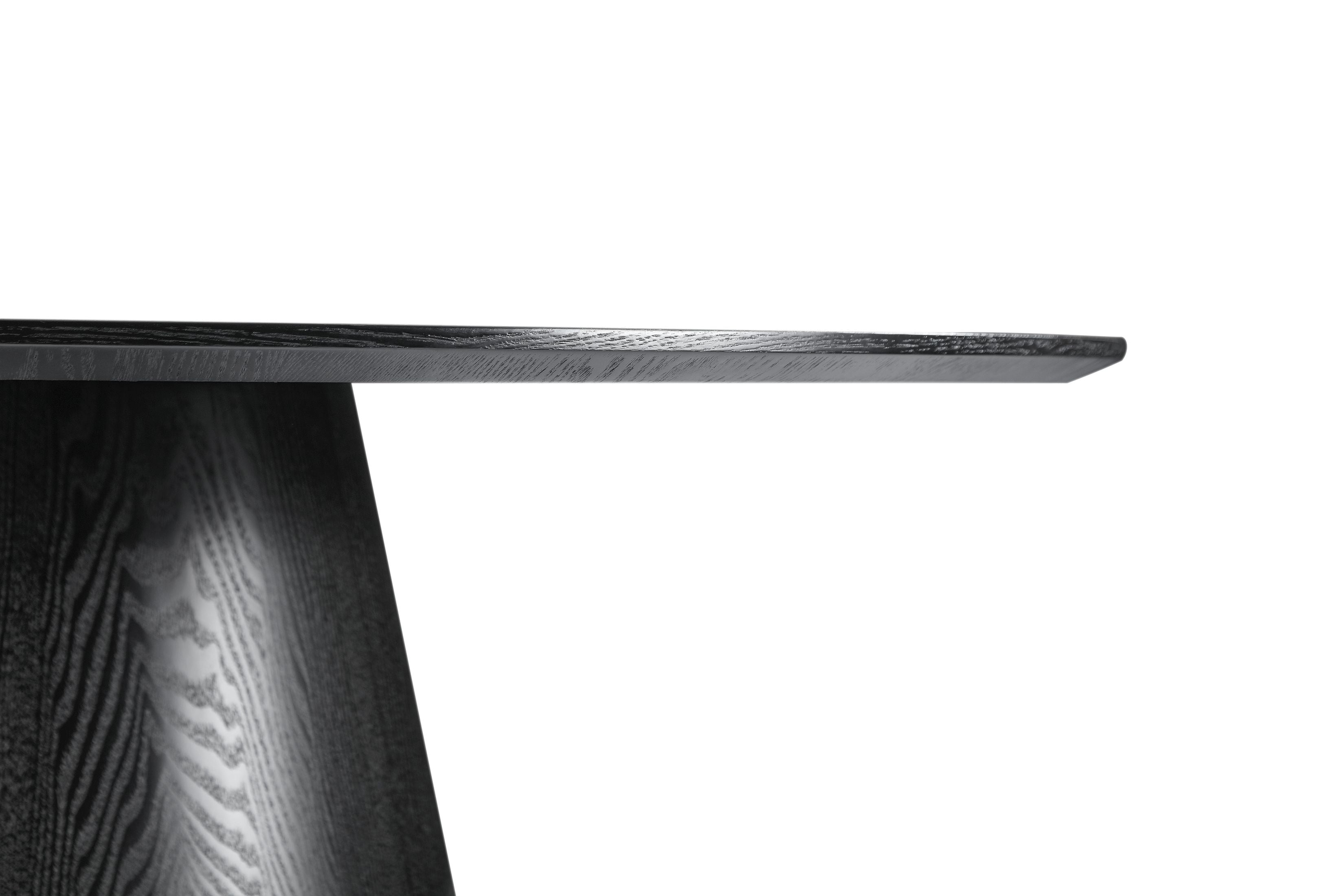 Tavolo alcamo nero opaco rotondo