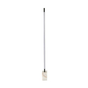 Lampada da terra in acciaio nero con base in marmo porcellanato