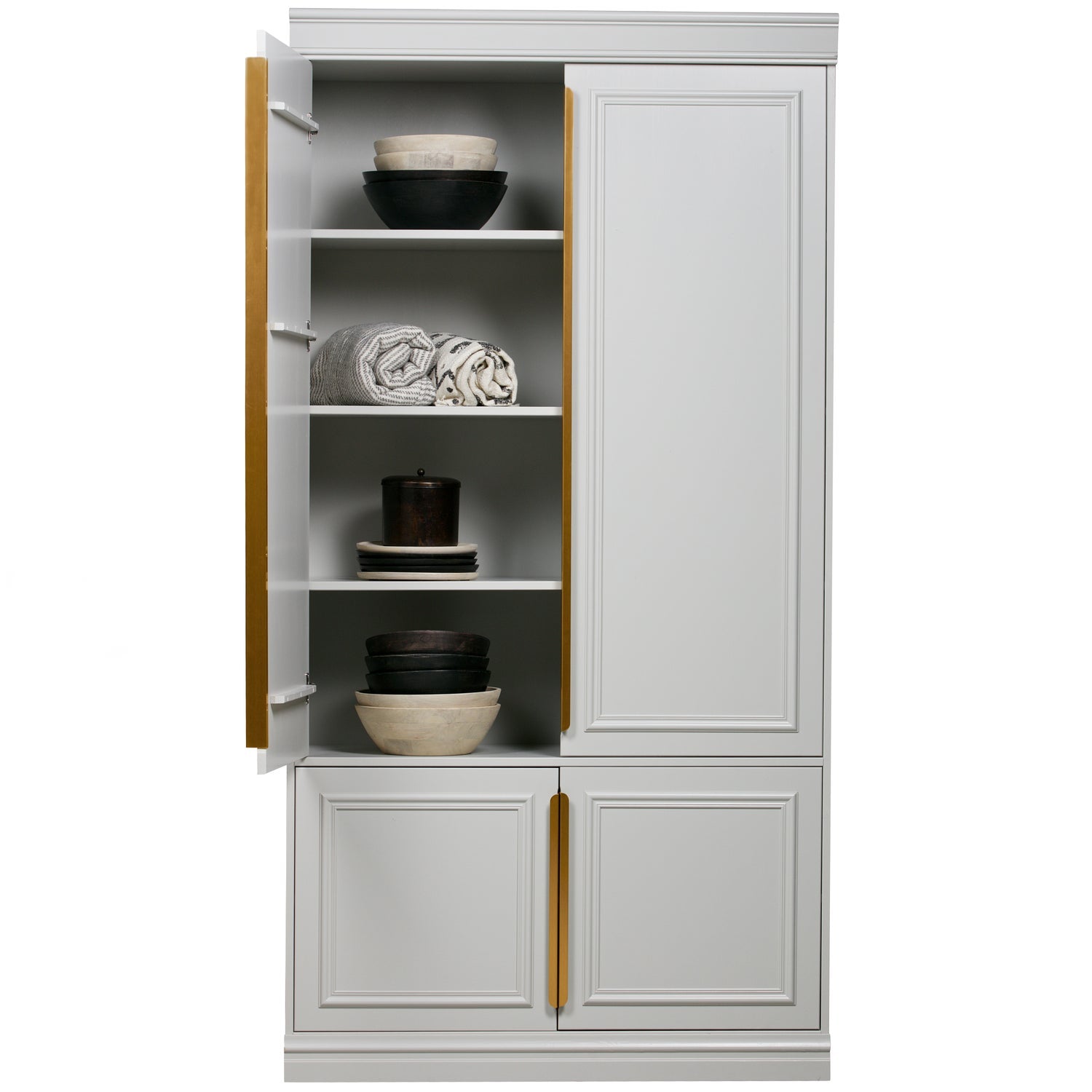 Armadio retrò classico organize bianco h215 x P62cm