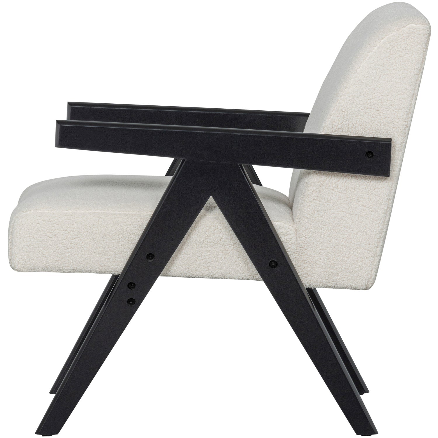 Poltrona lowie naturale/nero