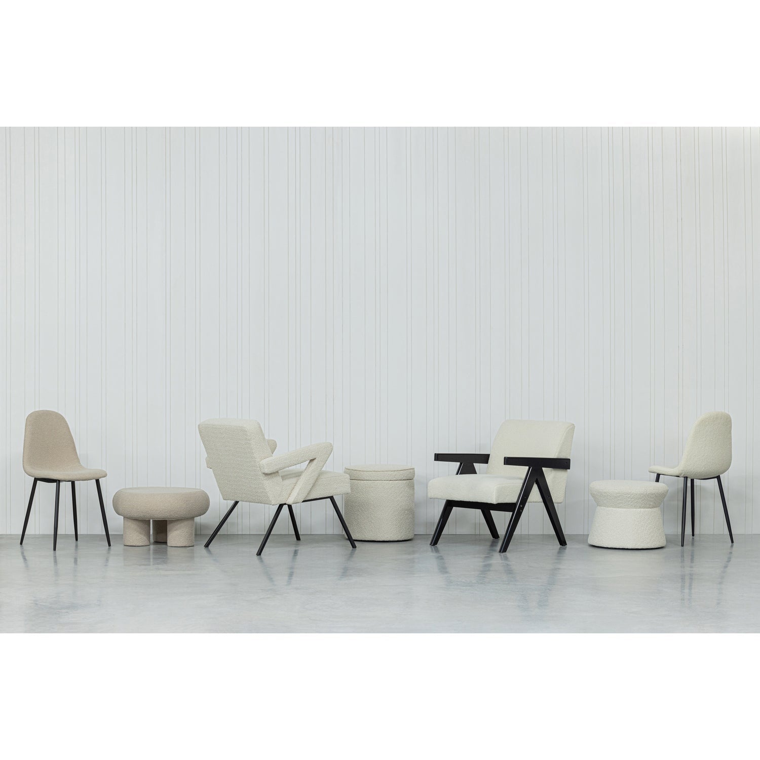 Poltrona lowie naturale/nero