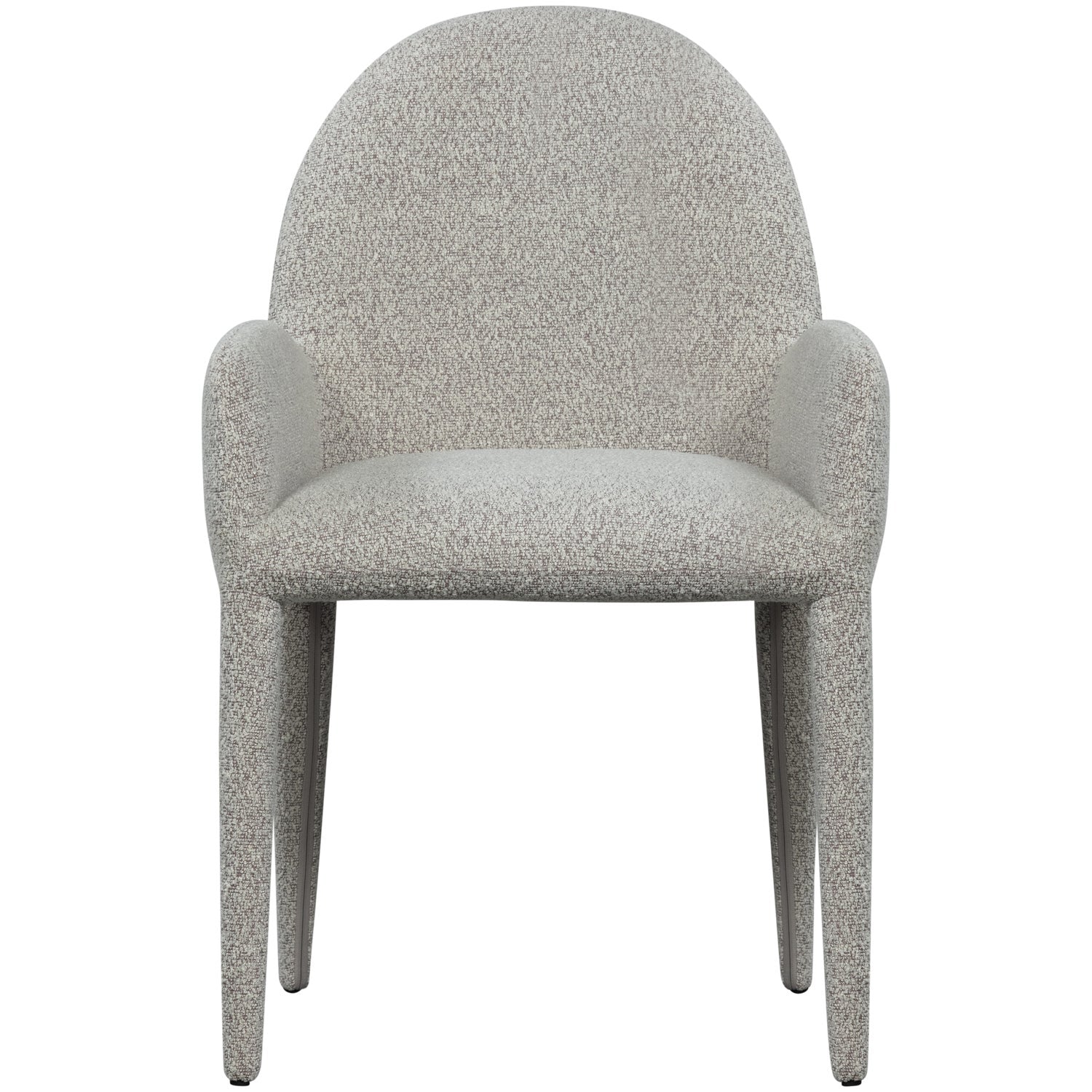 Sedia da pranzo elegance con braccioli greggio